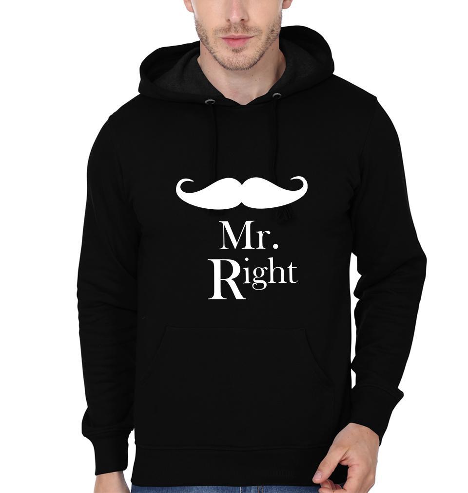Mr.Right & Mrs. Always Right Couple Hoodie-FunkyTees