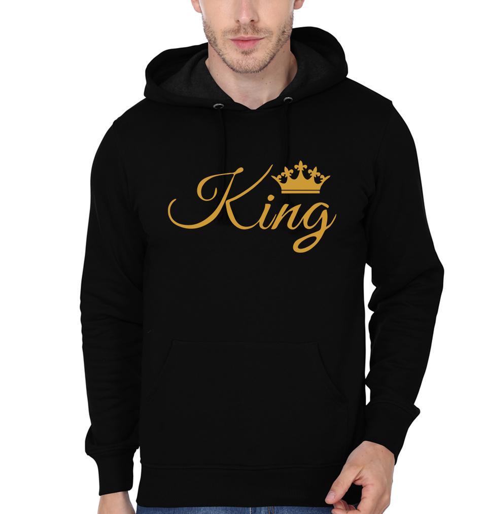 King n Queen Couple Hoodie-FunkyTees