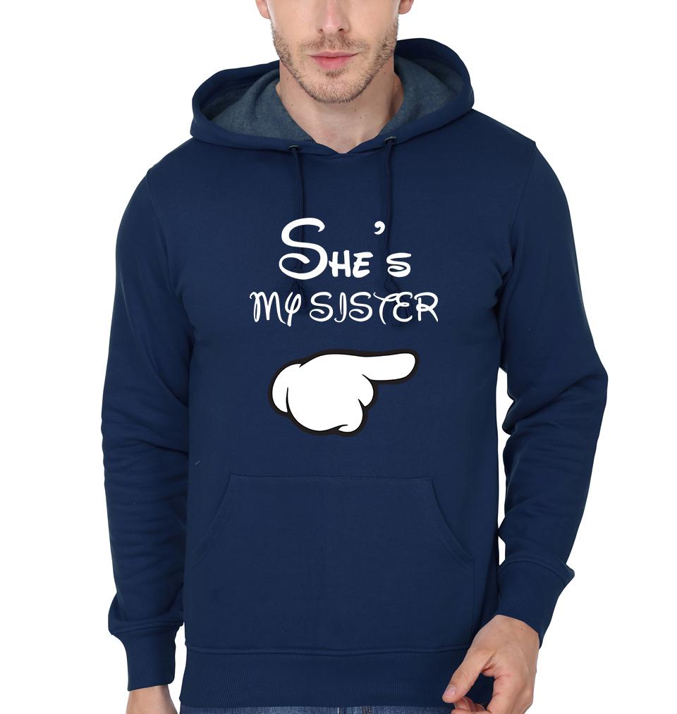 She Is My Sister He Is My Brother-Sister Hoodies-FunkyTees
