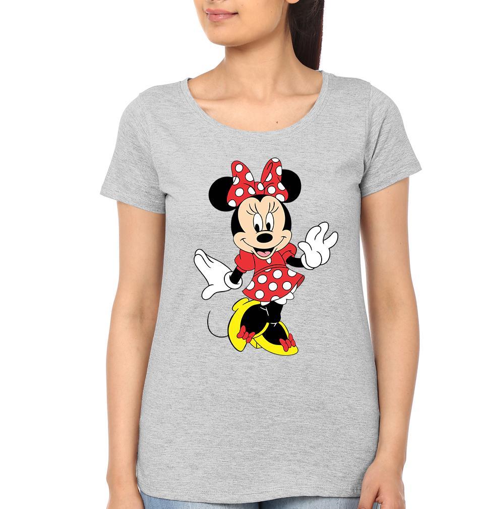 Mickey Minnie Couple Half Sleeves T-Shirts -FunkyTees