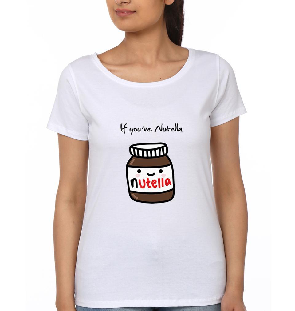 NUTELLA-BREAD BFF Half Sleeves T-Shirts-FunkyTees