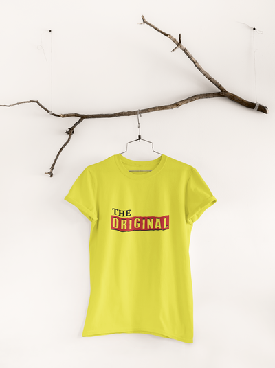 The Original  Father and Son Yellow Matching T-Shirt- FunkyTeesClub