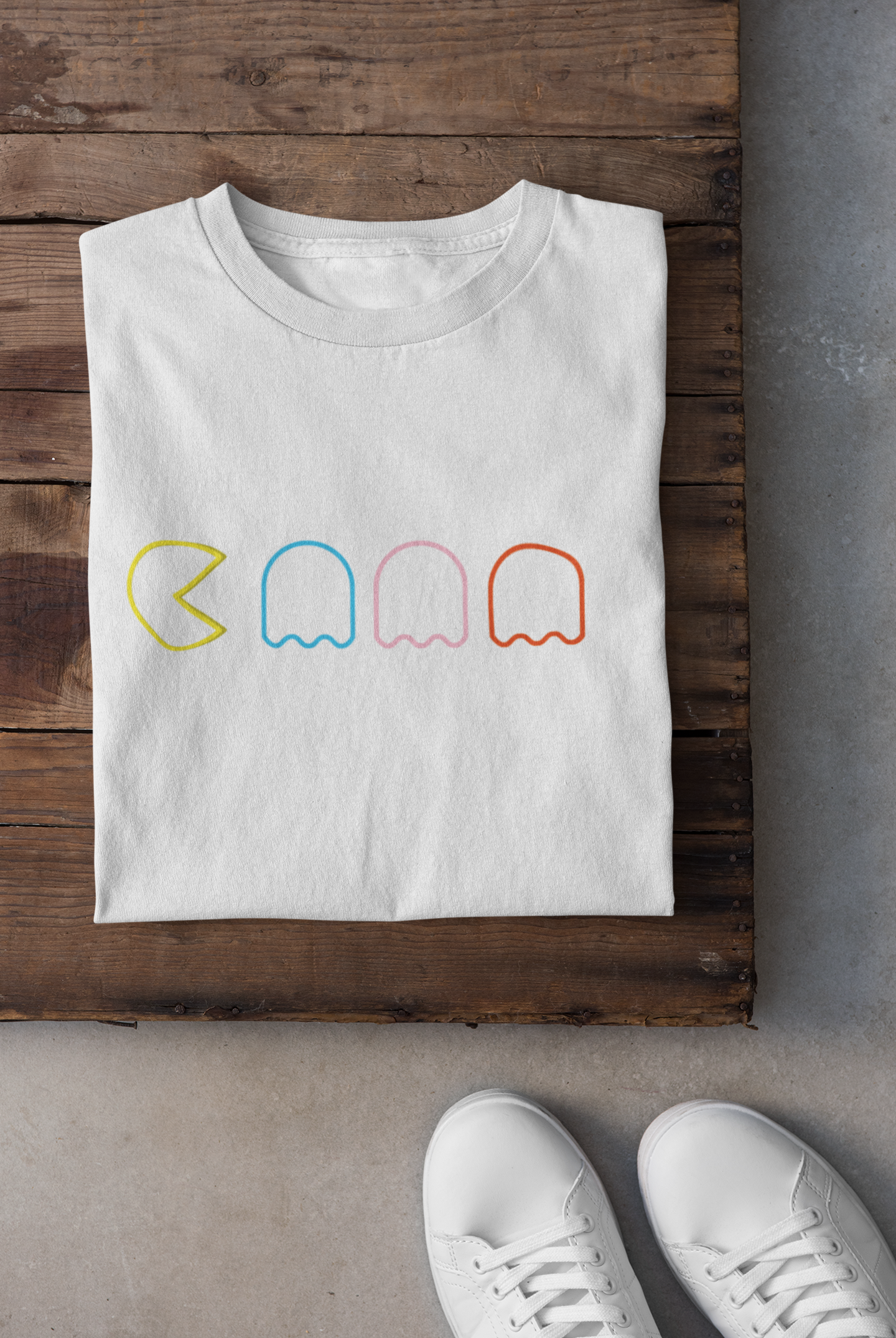 Pacman White Tshirt