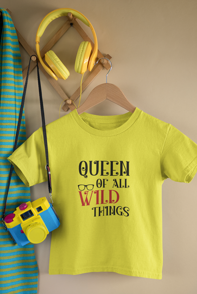 My Girl Is My Queen Father and Daughter Yellow Matching T-Shirt- FunkyTeesClub