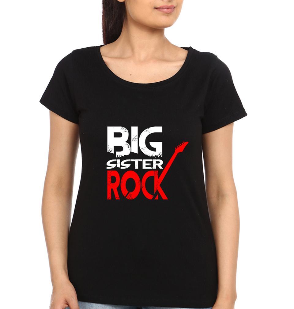 Rock n Roll Sister Sister Half Sleeves T-Shirts -FunkyTees