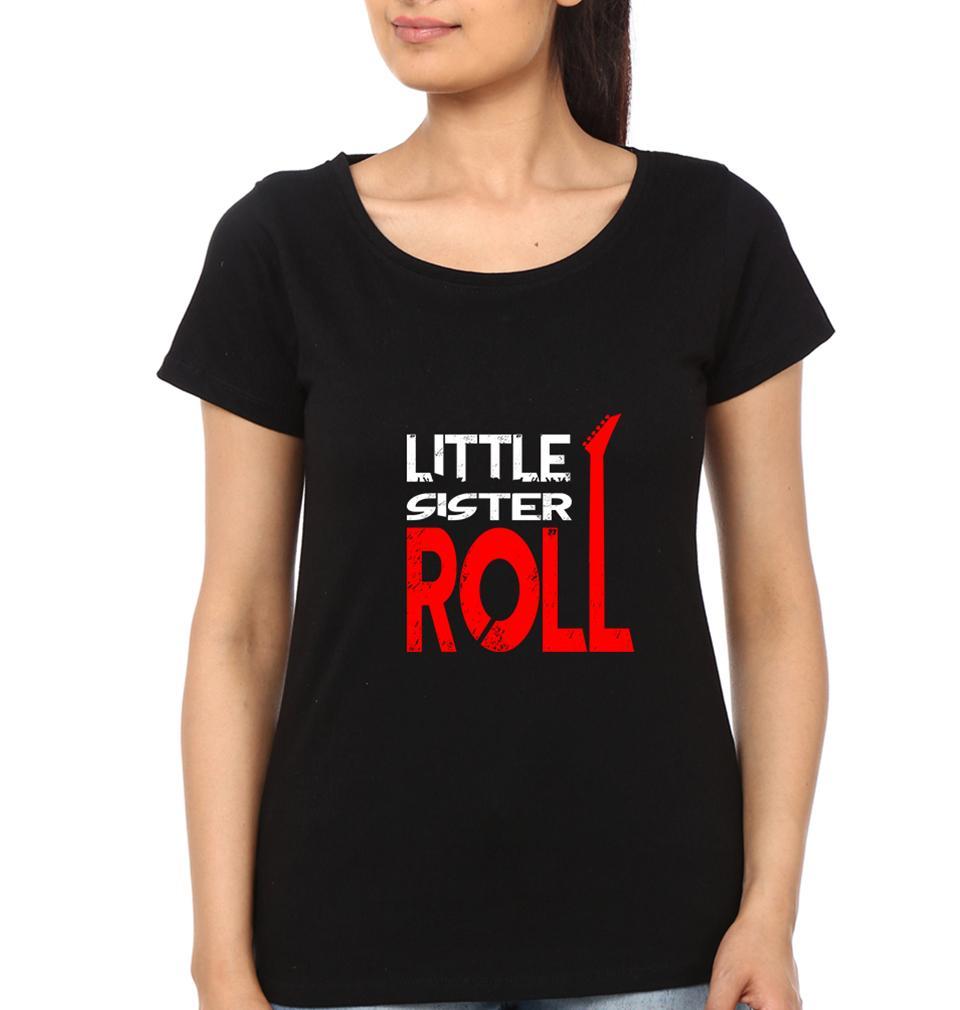 Rock n Roll Sister Sister Half Sleeves T-Shirts -FunkyTees