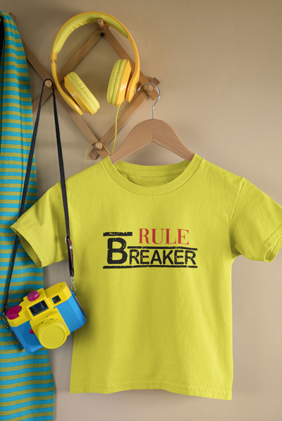 Rule Maker Father and Daughter Yellow Matching T-Shirt- FunkyTeesClub