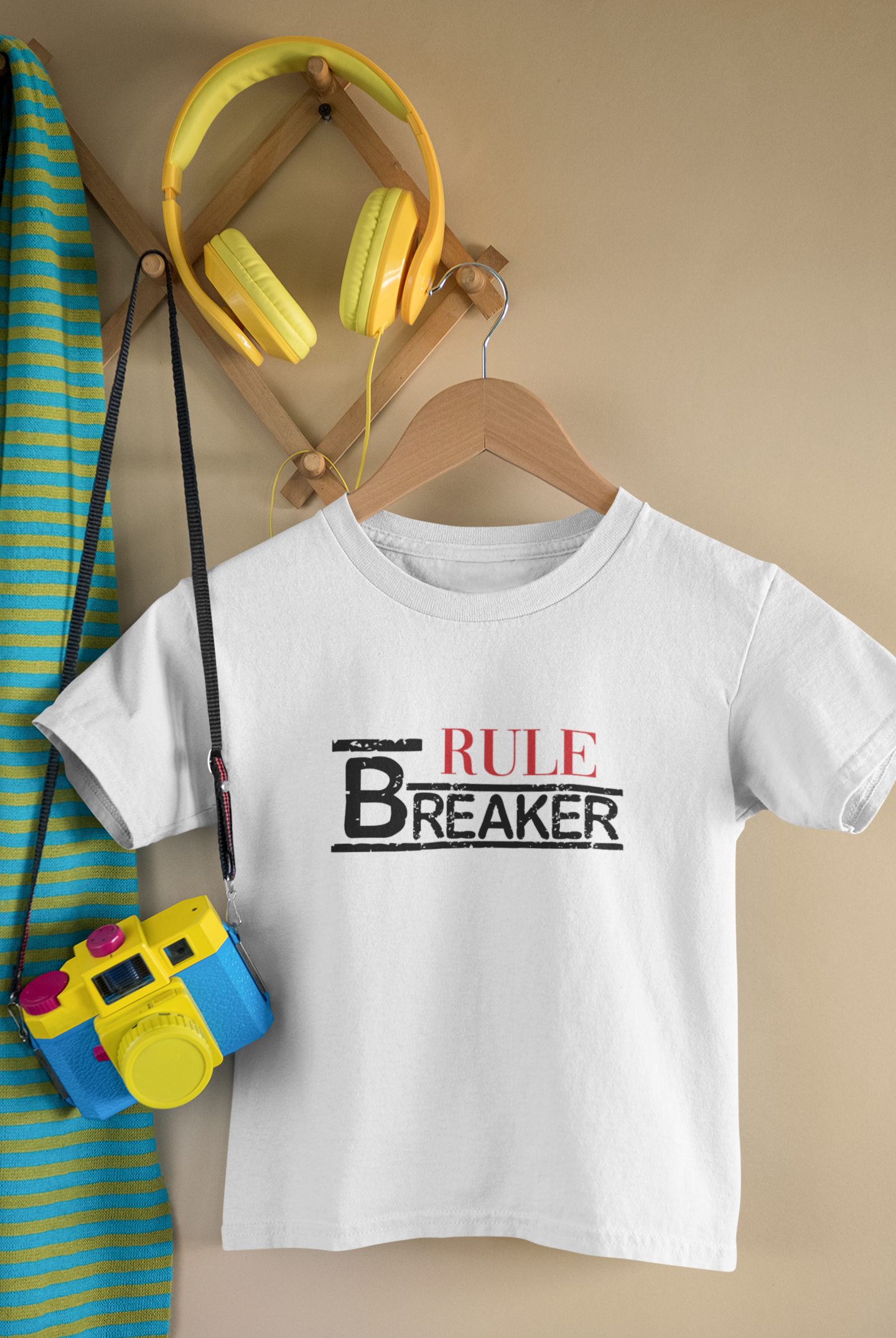 Rule Maker Father and Daughter White Matching T-Shirt- FunkyTeesClub