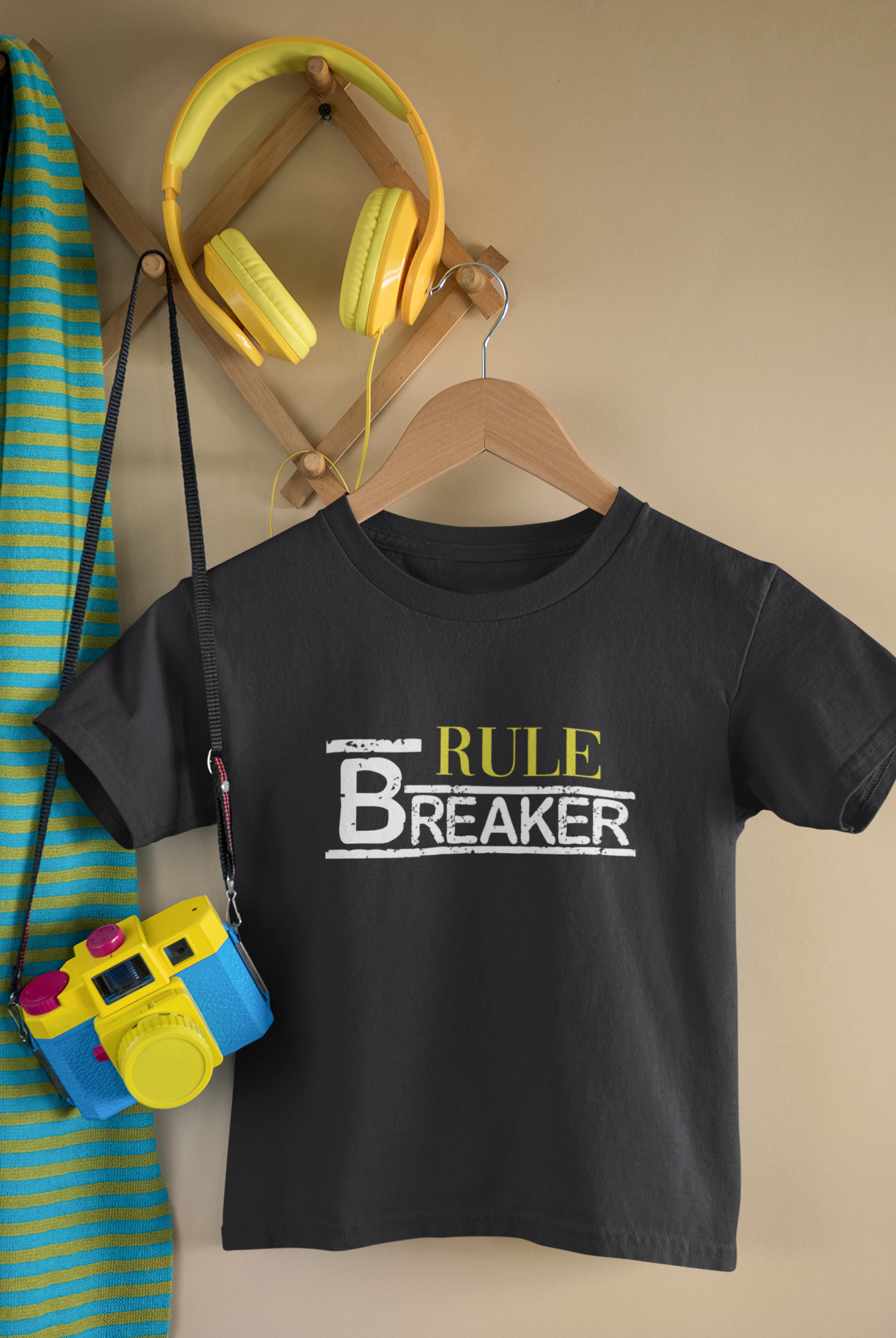 Rule Maker Father and Daughter Black Matching T-Shirt- FunkyTeesClub