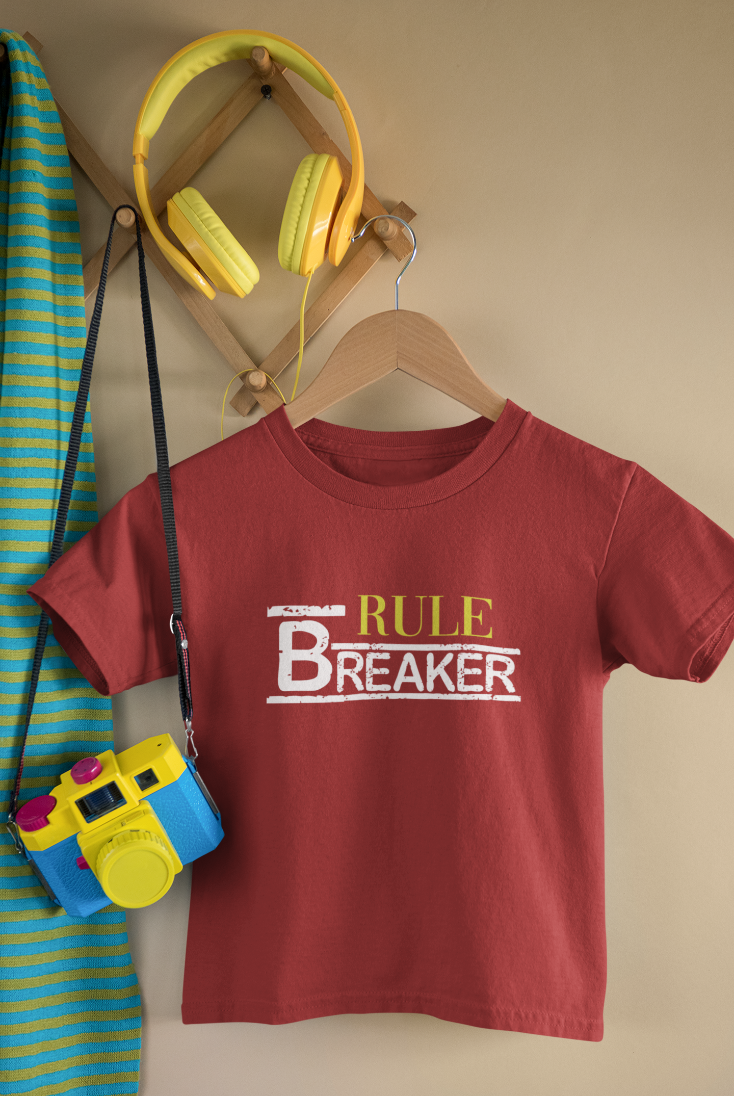 Rule Maker Father and Daughter Red Matching T-Shirt- FunkyTeesClub