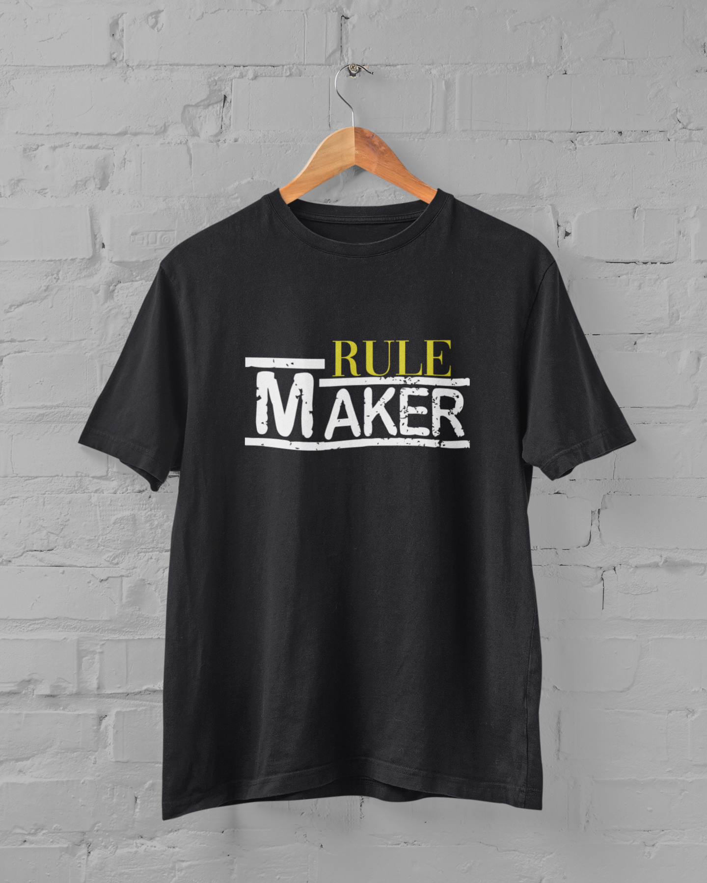 Rule Maker Father and Daughter Black Matching T-Shirt- FunkyTeesClub