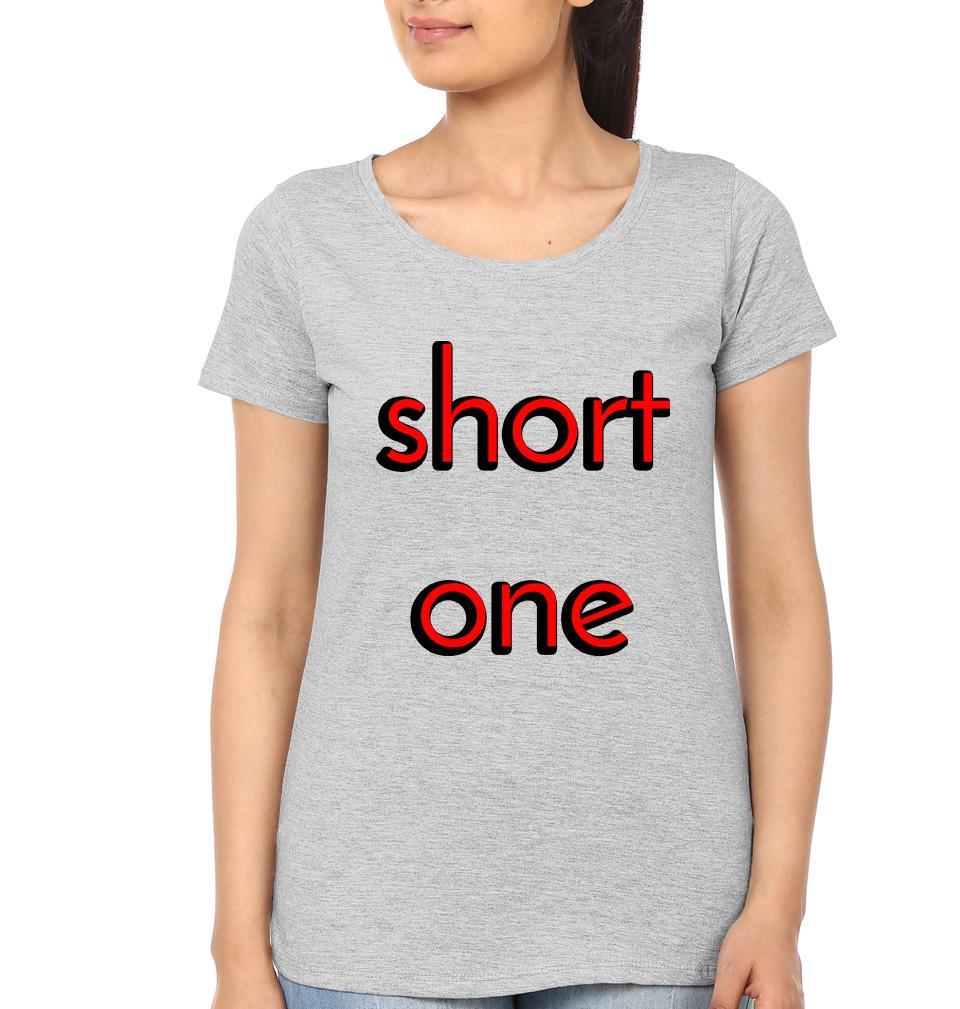 Long Short BFF Half Sleeves T-Shirts-FunkyTees