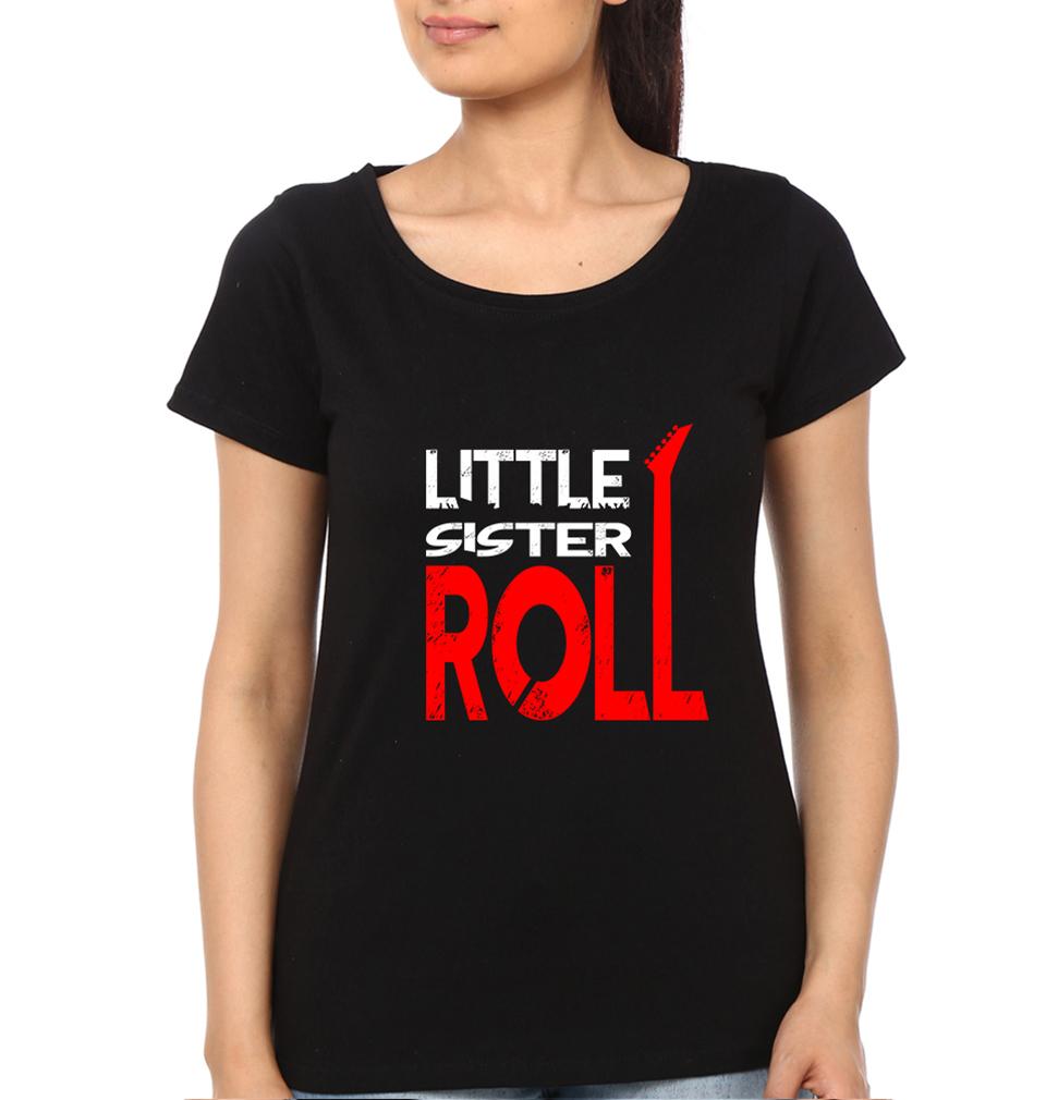 ROCK ROLL Brother-Sister Half Sleeves T-Shirts -FunkyTees