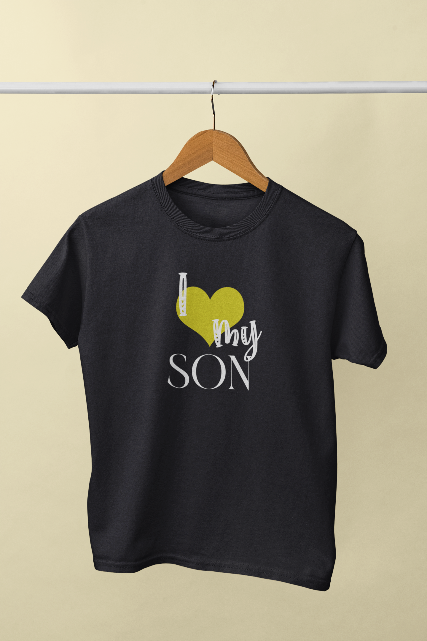 I Love My Dad Father and Son Black Matching T-Shirt- FunkyTeesClub