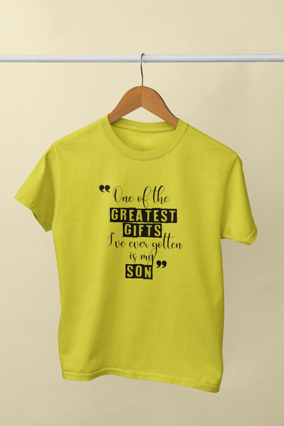 Greatest Gifts Father and Son Yellow Matching T-Shirt- FunkyTeesClub