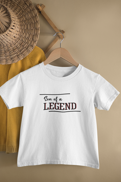 Legend Father and Son White Matching T-Shirt- FunkyTeesClub