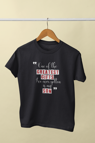 Greatest Gifts Father and Son Black Matching T-Shirt- FunkyTeesClub