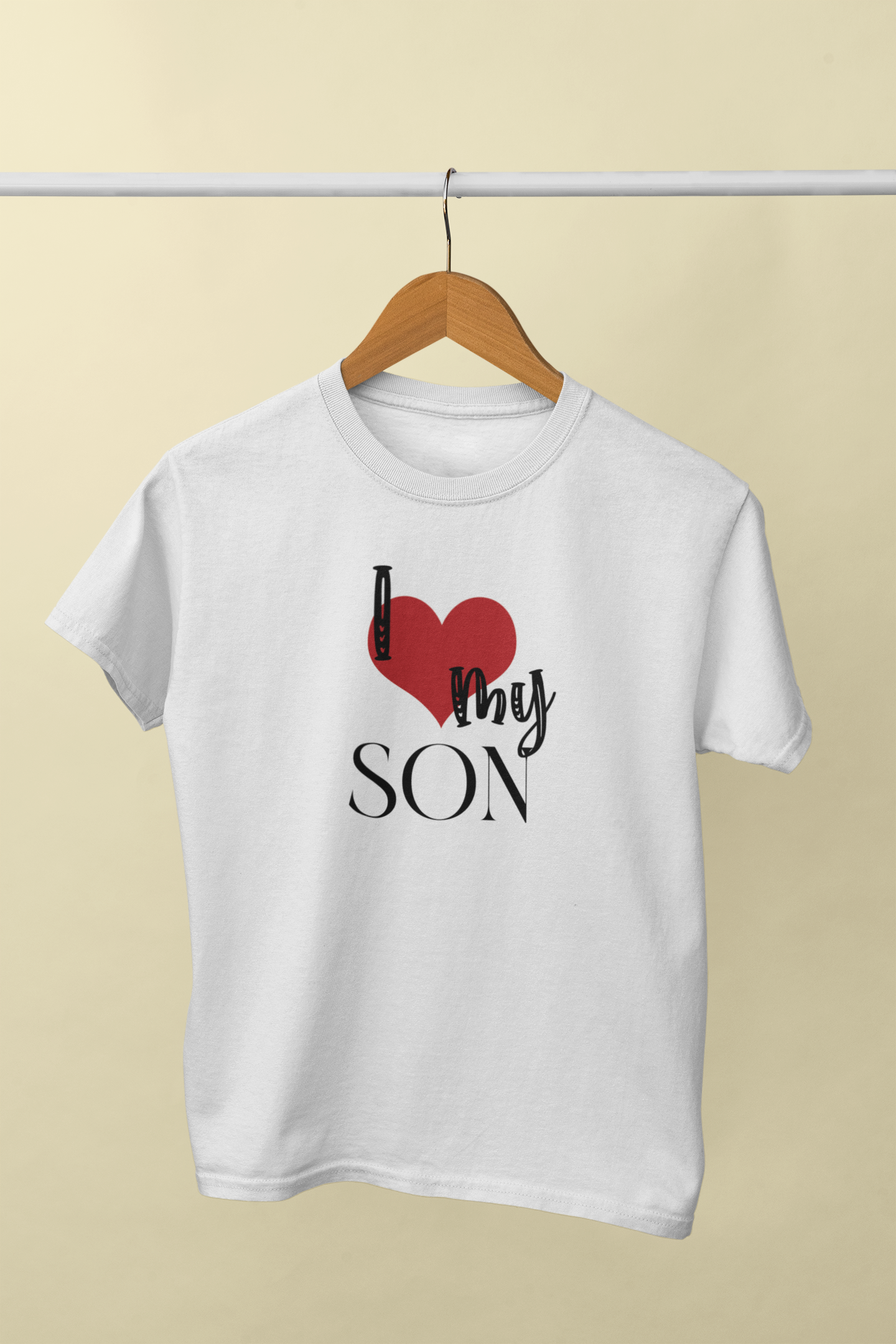 I Love My Dad Father and Son White Matching T-Shirt- FunkyTeesClub