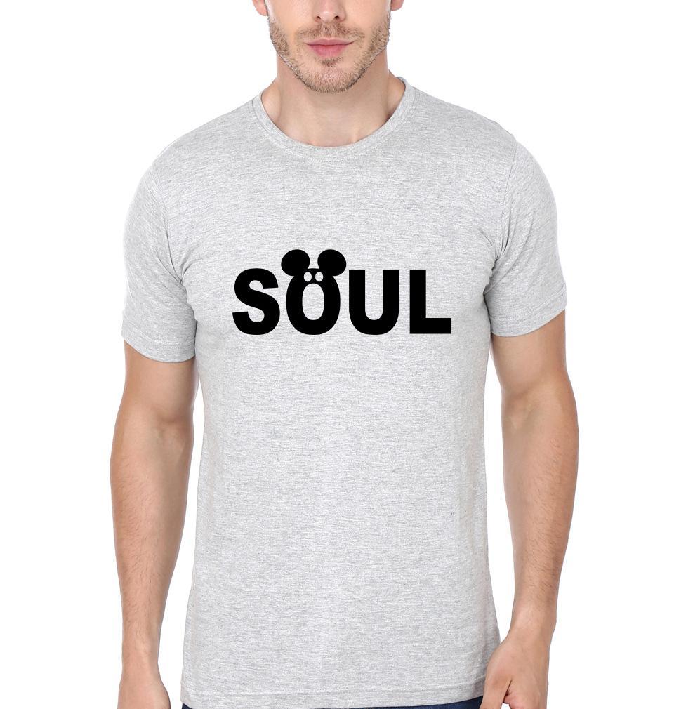 Soul Mate Couple Half Sleeves T-Shirts -FunkyTees