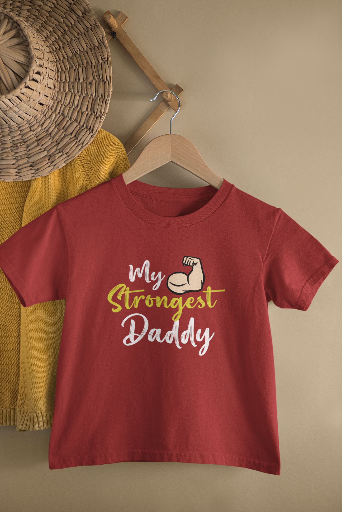 My Smartest Son Father and Son Red Matching T-Shirt- FunkyTeesClub