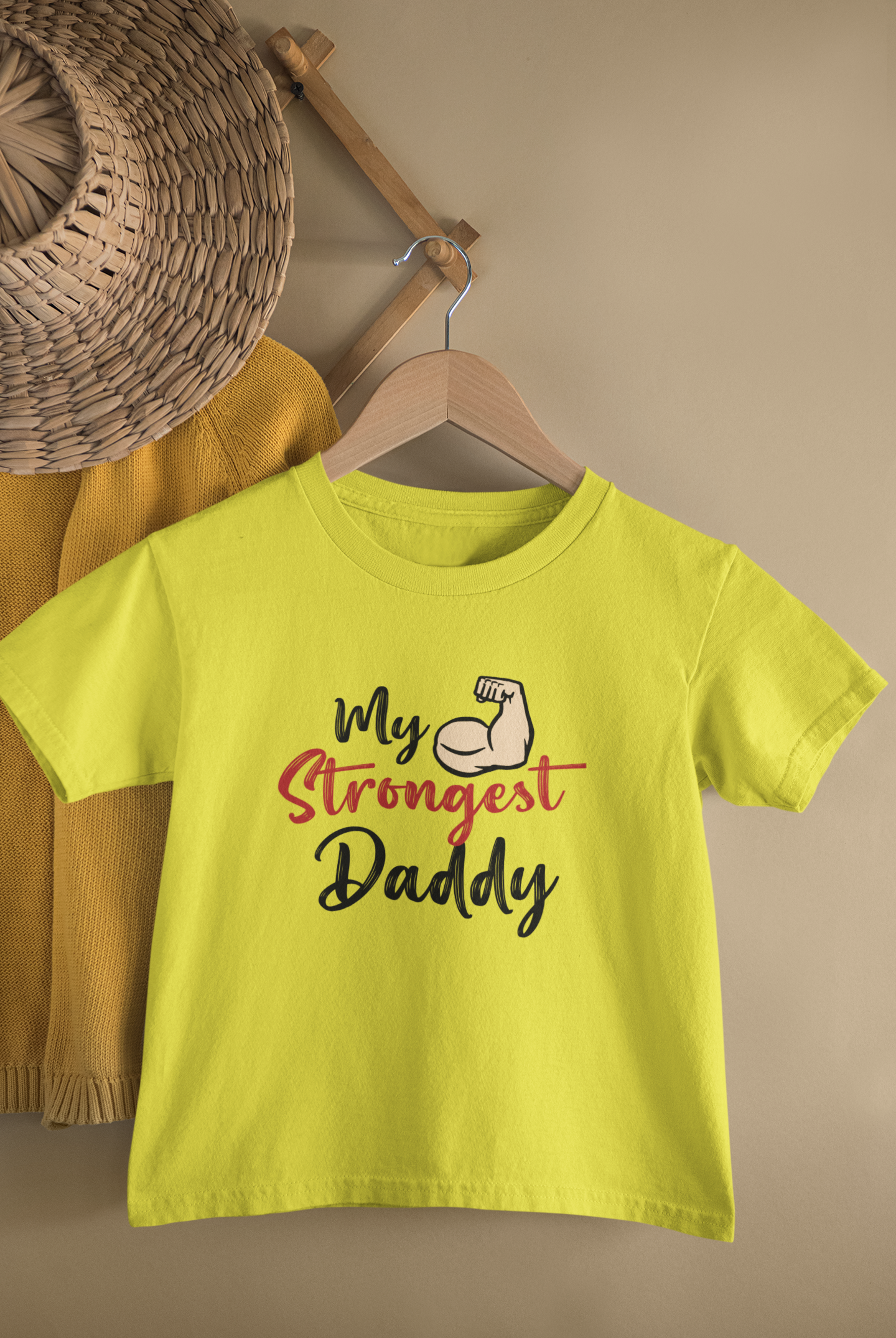 My Smartest Son Father and Son Yellow Matching T-Shirt- FunkyTeesClub