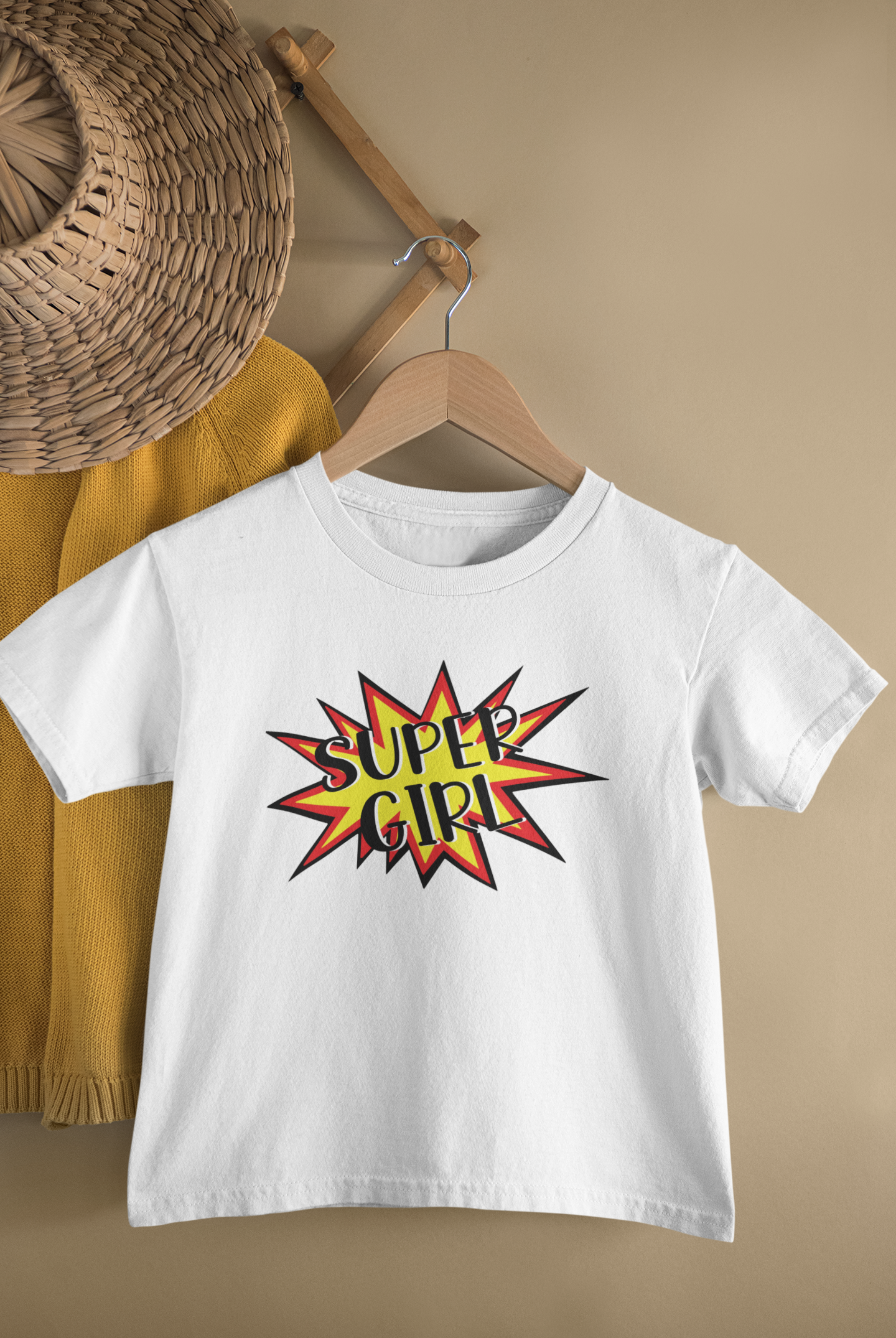 Super Dad Father and Daughter White Matching T-Shirt- FunkyTeesClub