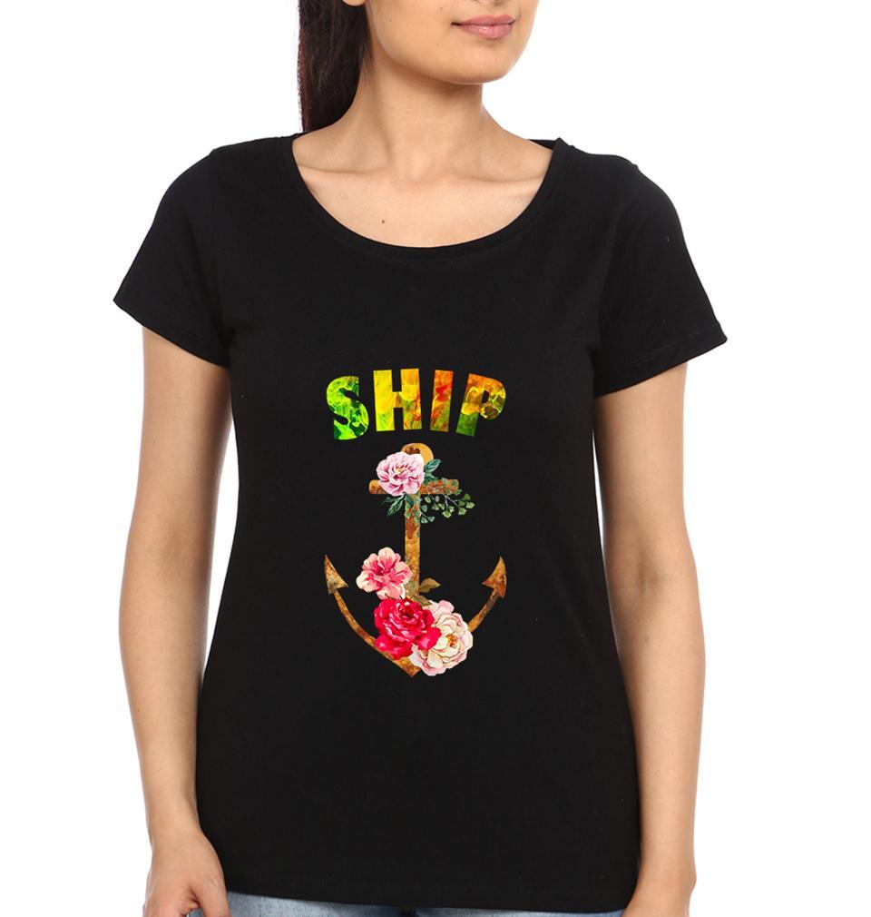 Ship Mates BFF Half Sleeves T-Shirts-FunkyTees