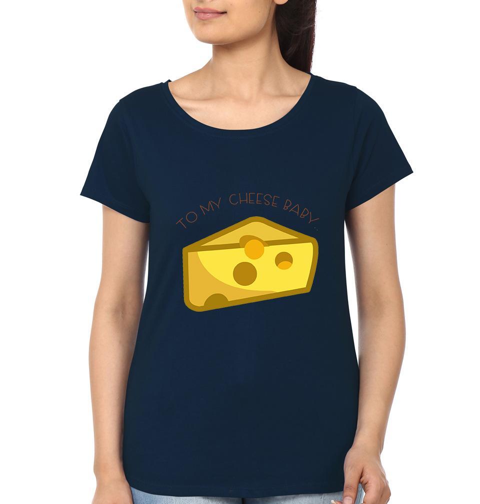 Cheese Macraoni Sister Sister Half Sleeves T-Shirts -FunkyTees