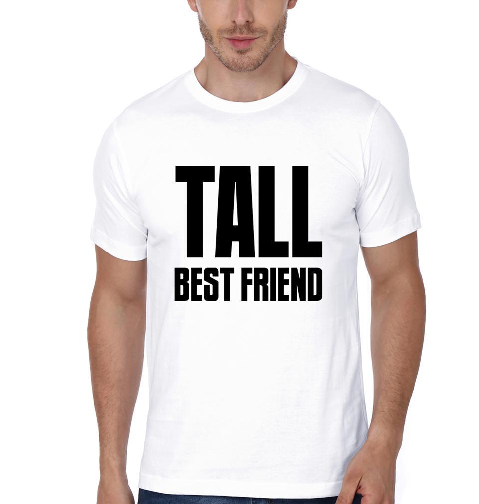 Tall Short BFF Half Sleeves T-Shirts-FunkyTees