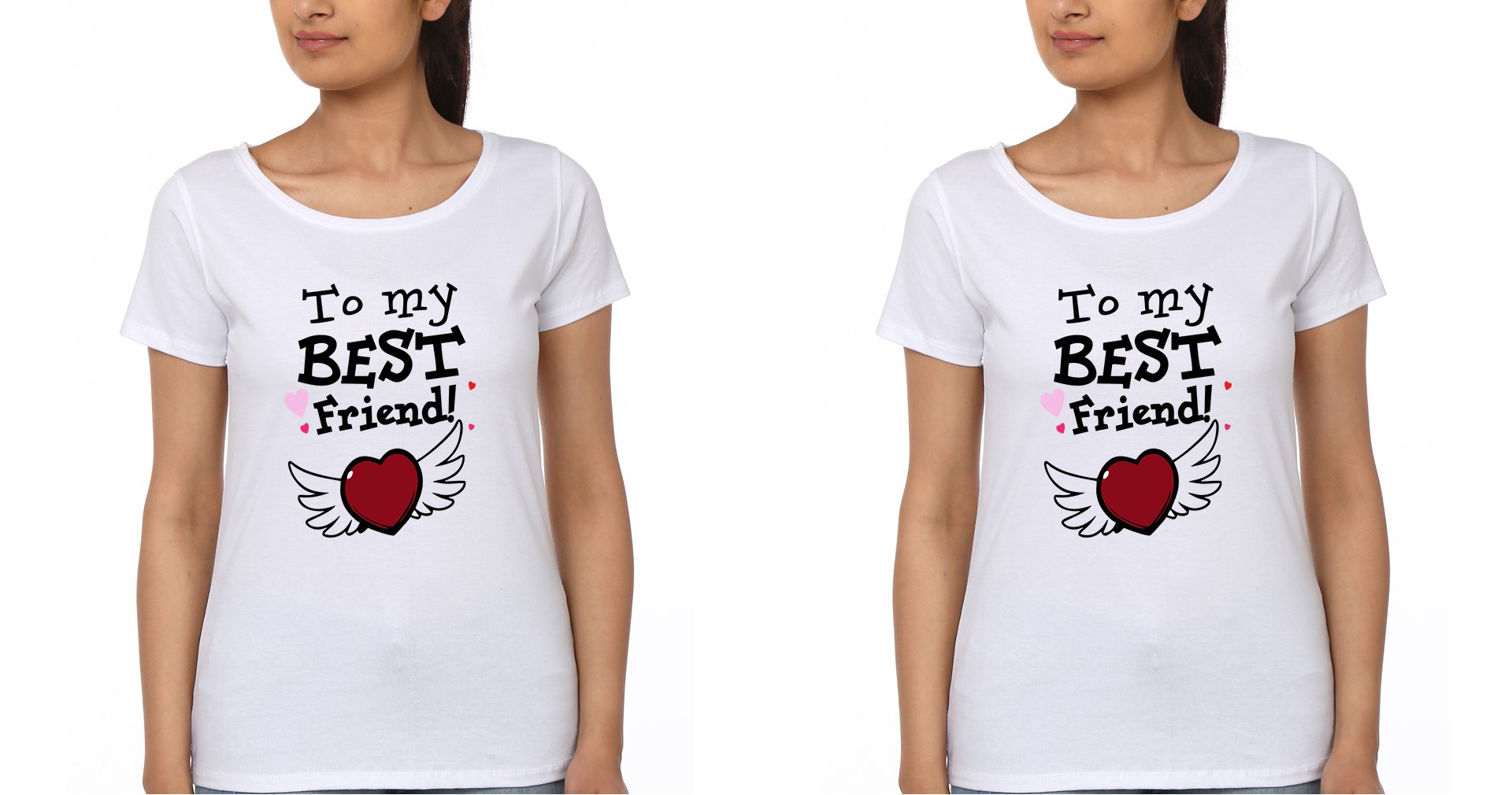 To My Best friend BFF Half Sleeves T-Shirts-FunkyTees