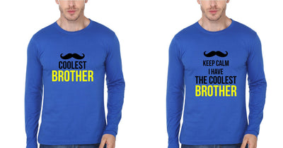 Coolest Brother-Brother Full Sleeves T-Shirts -FunkyTees