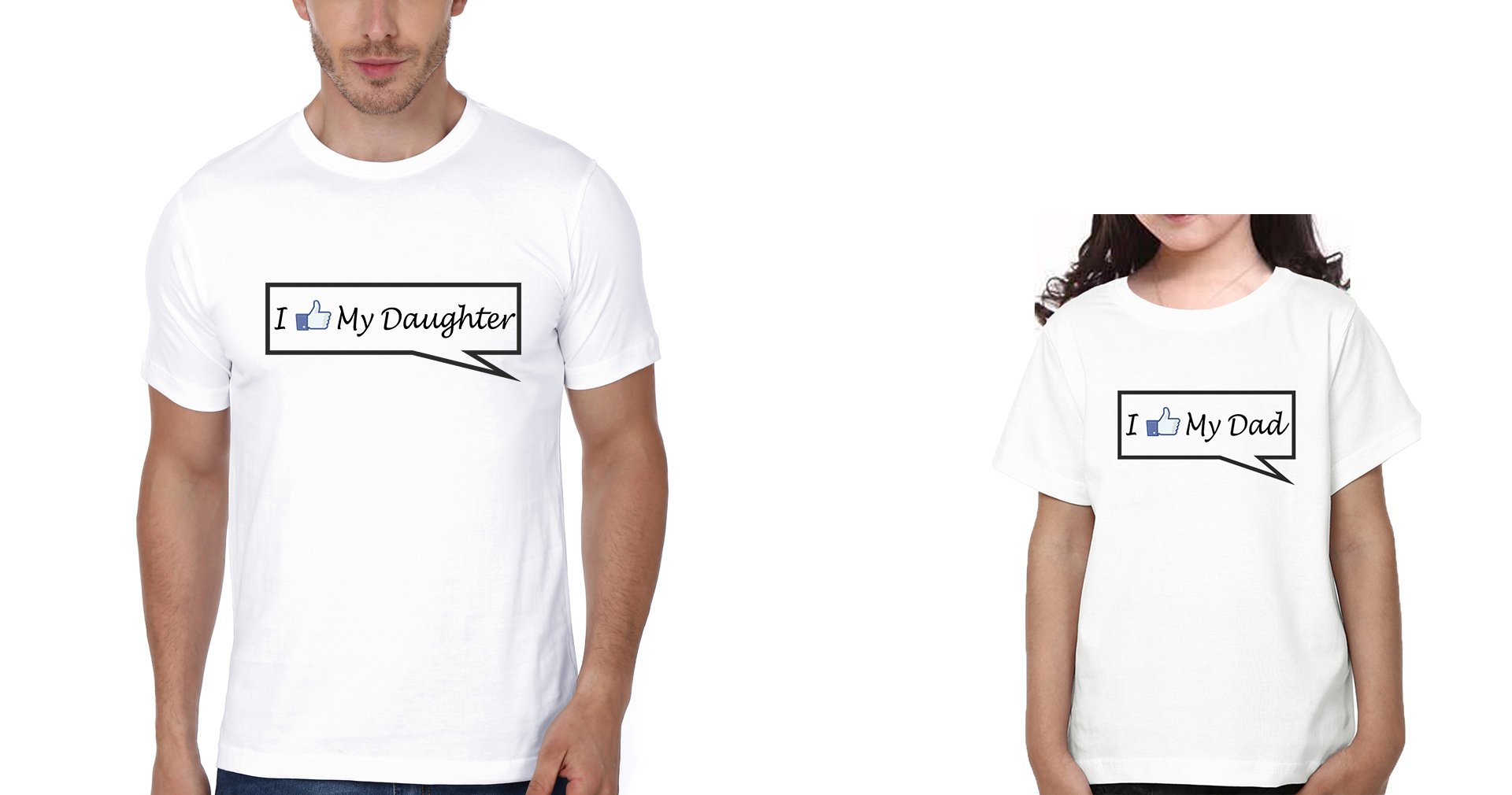 I Like My Dad & I Like My Daughter Father and Daughter Matching T-Shirt- FunkyTeesClub
