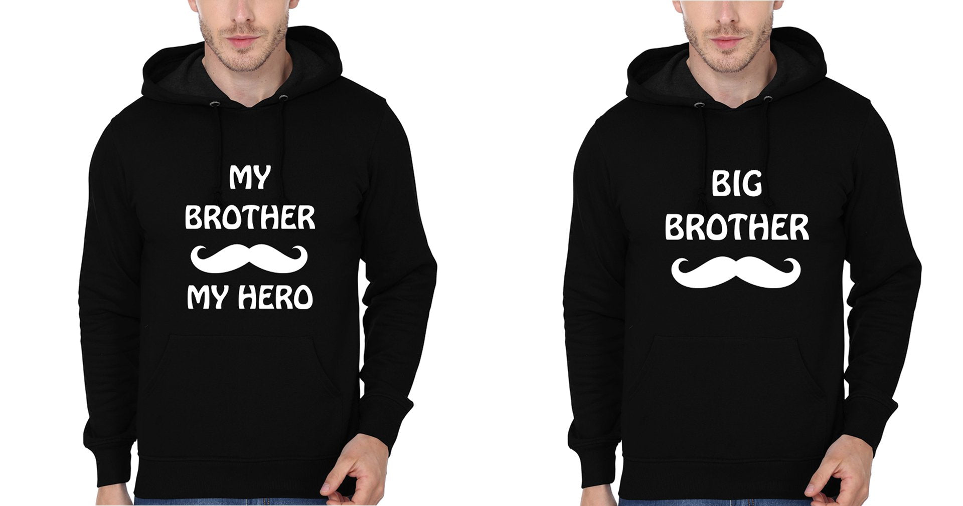 My Brother My Hero Brother-Brother Hoodies-FunkyTees