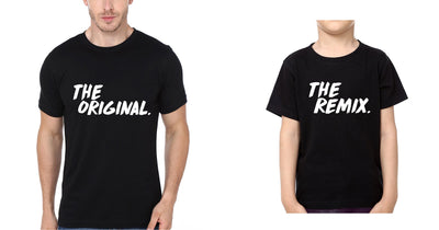 The Original  The Remix Father and Son Matching T-Shirt- FunkyTeesClub