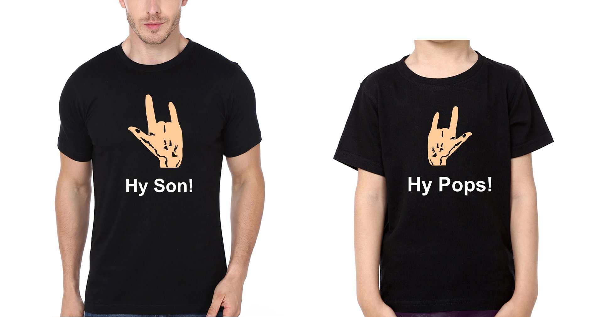 Hy Pops Hy Sons Father and Son Matching T-Shirt- FunkyTeesClub