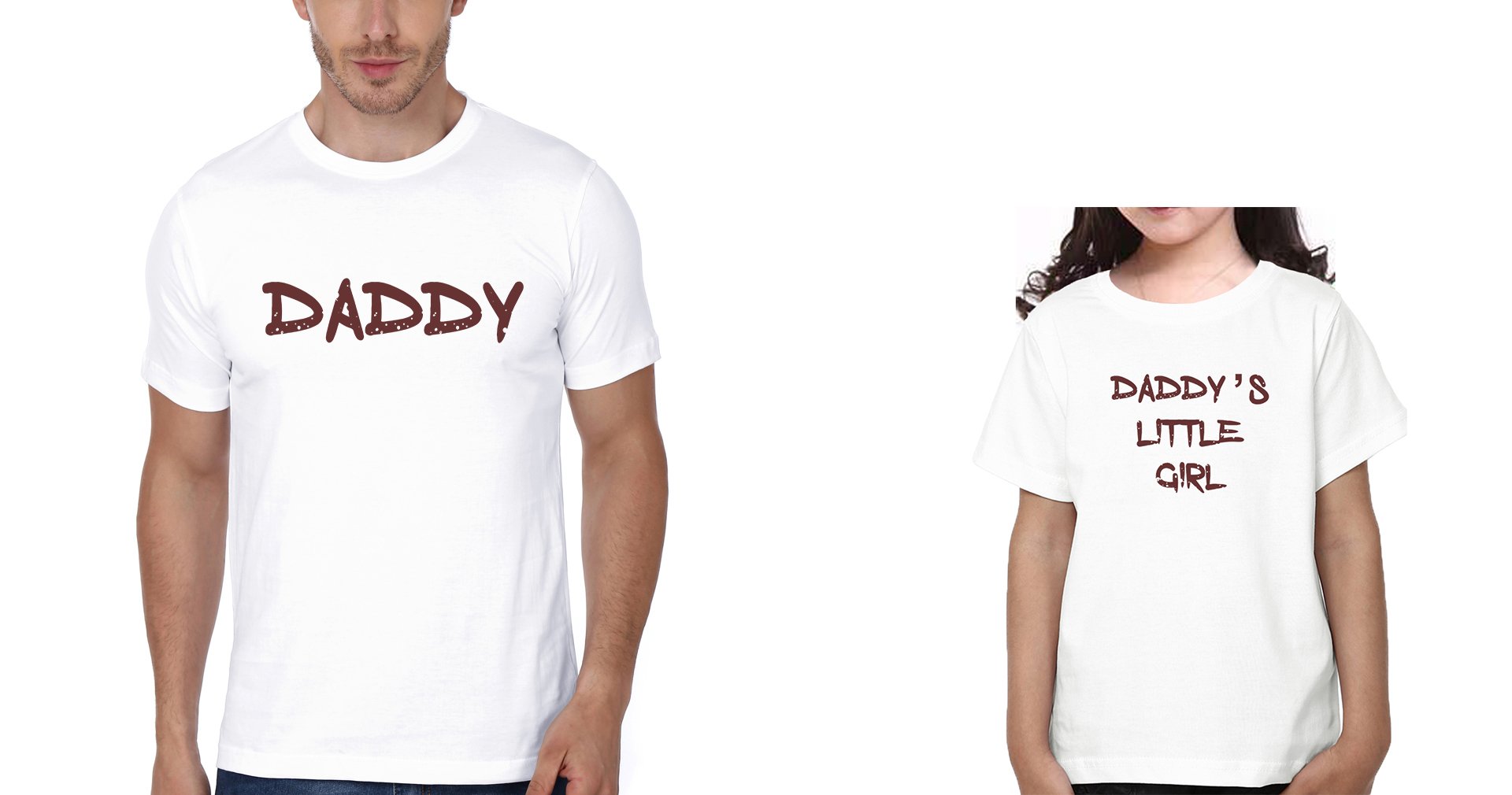 Daddy & Daddy's Little Girl Father and Daughter Matching T-Shirt- FunkyTeesClub