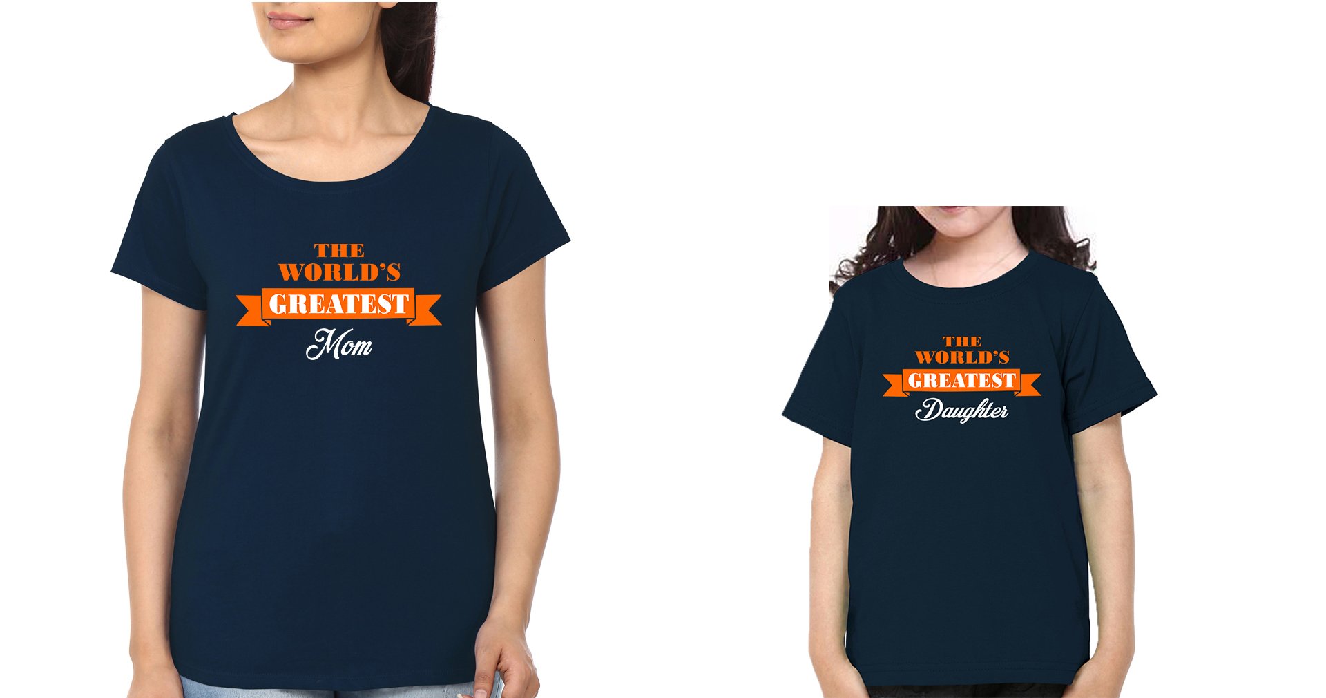 The World's Greatest Mom And Daughter Mother and Daughter Matching T-Shirt- FunkyTeesClub