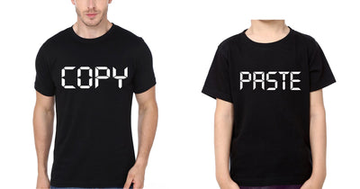 Copy Paste Father and Son Matching T-Shirt- FunkyTeesClub