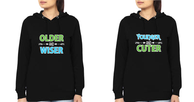 Older & Younger Sister Sister Hoodies-FunkyTees