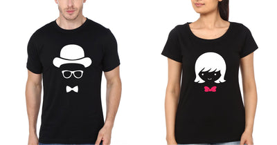 Couple Half Sleeves T-Shirts -FunkyTees