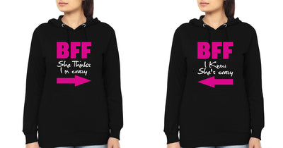 Crazy BFF Hoodies-FunkyTees