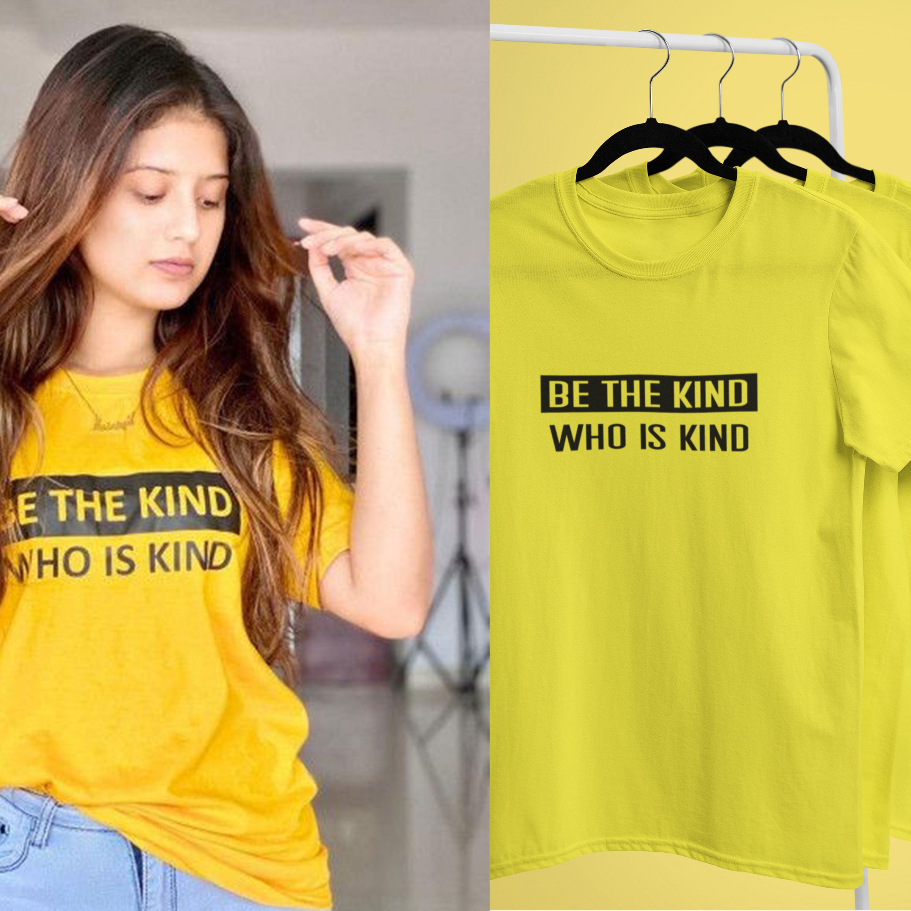 Be The Kind Who Is Kind Arishfa Khan Celebrity T-shirt- FunkyTeesClub