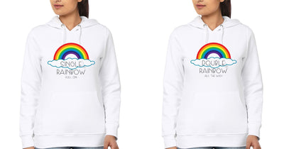 Rainbow BFF Hoodies-FunkyTees