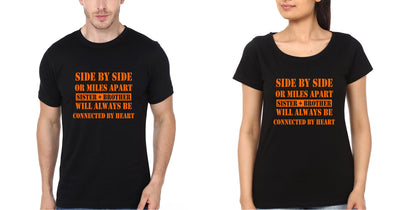 Sister + Brother-Sister Half Sleeves T-Shirts -FunkyTees