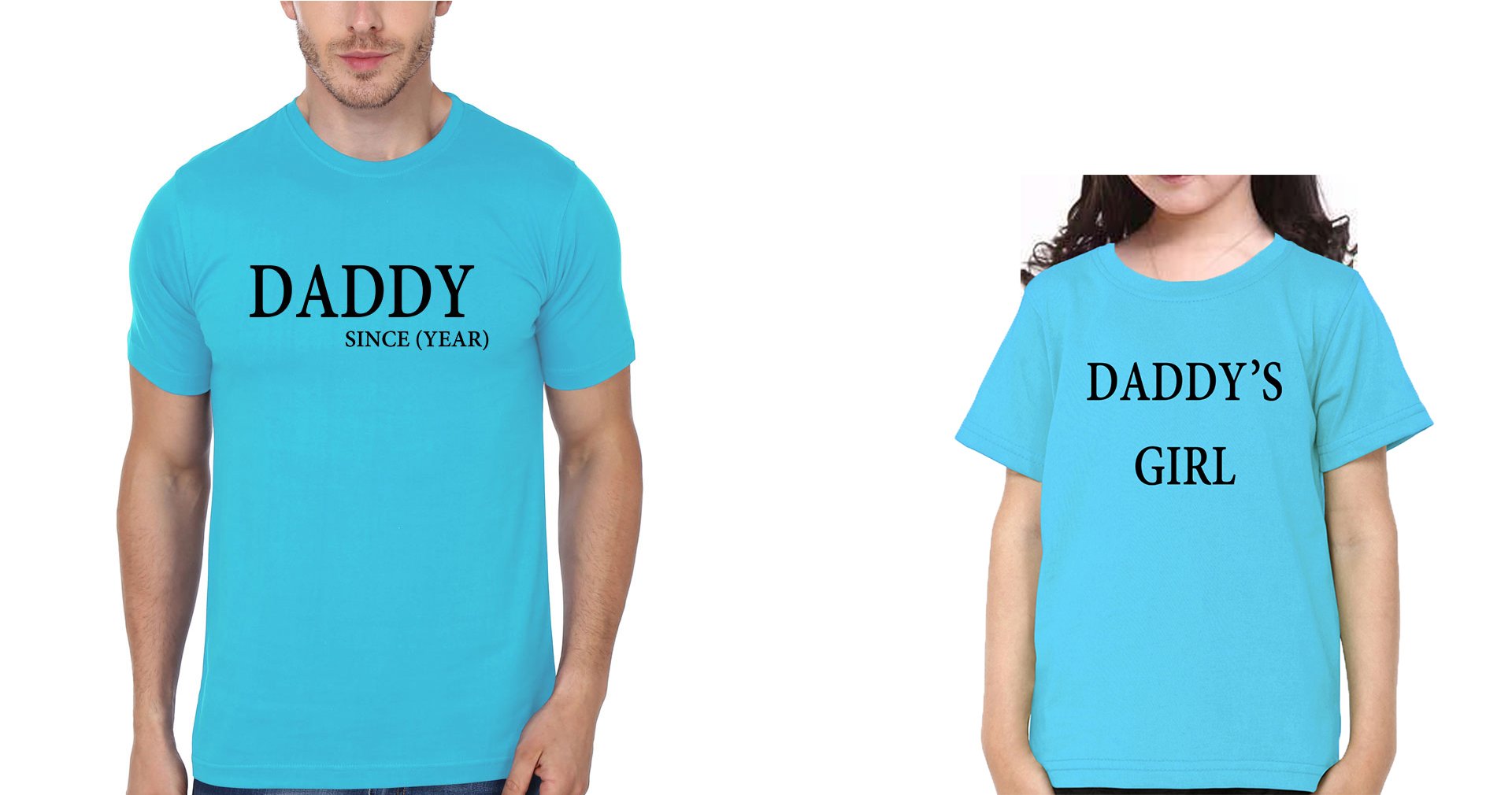 Daddy Since Father and Daughter Matching T-Shirt- FunkyTeesClub