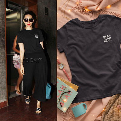 Blah Karishma Kapoor Celebrity T-shirt- FunkyTeesClub
