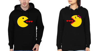 Pacman Couple Hoodie-FunkyTees