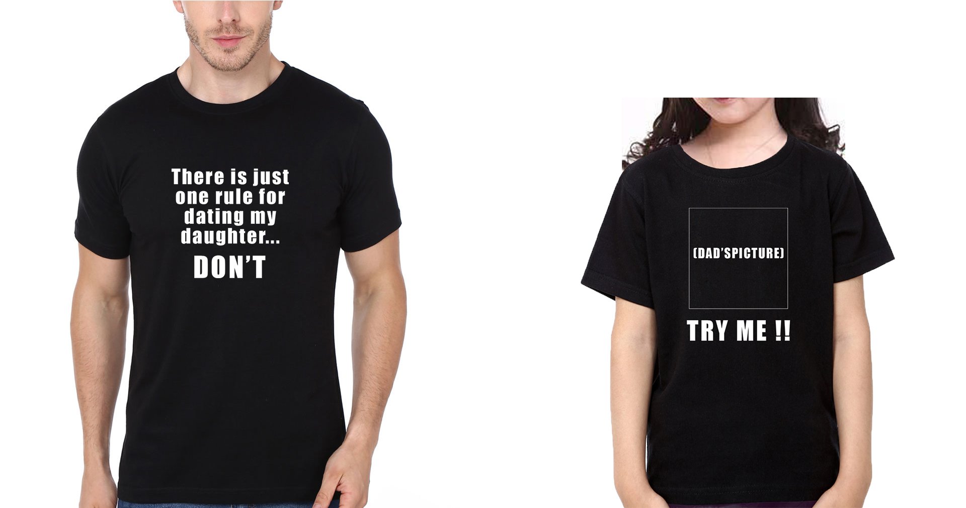 There is Just One Rule Father and Daughter Matching T-Shirt- FunkyTeesClub