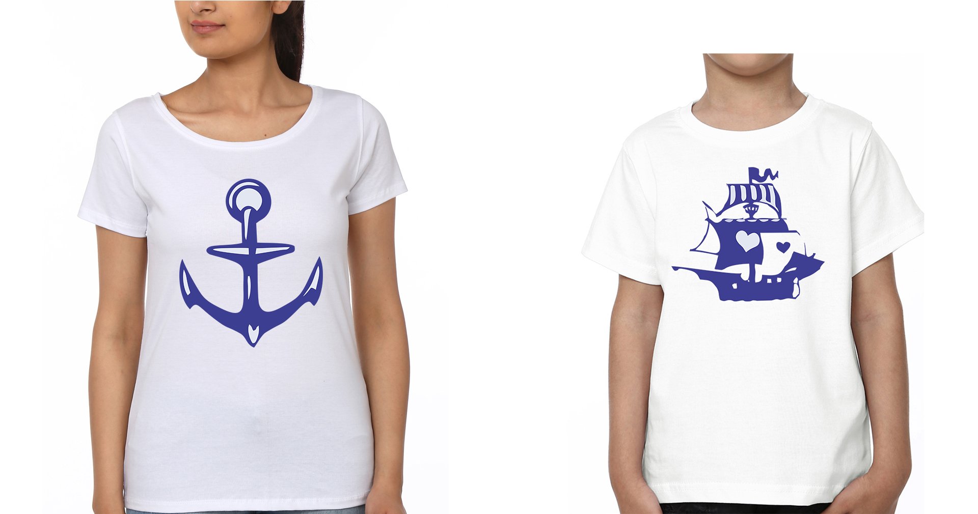 Firstmate Ship Mother and Son Matching T-Shirt- FunkyTeesClub
