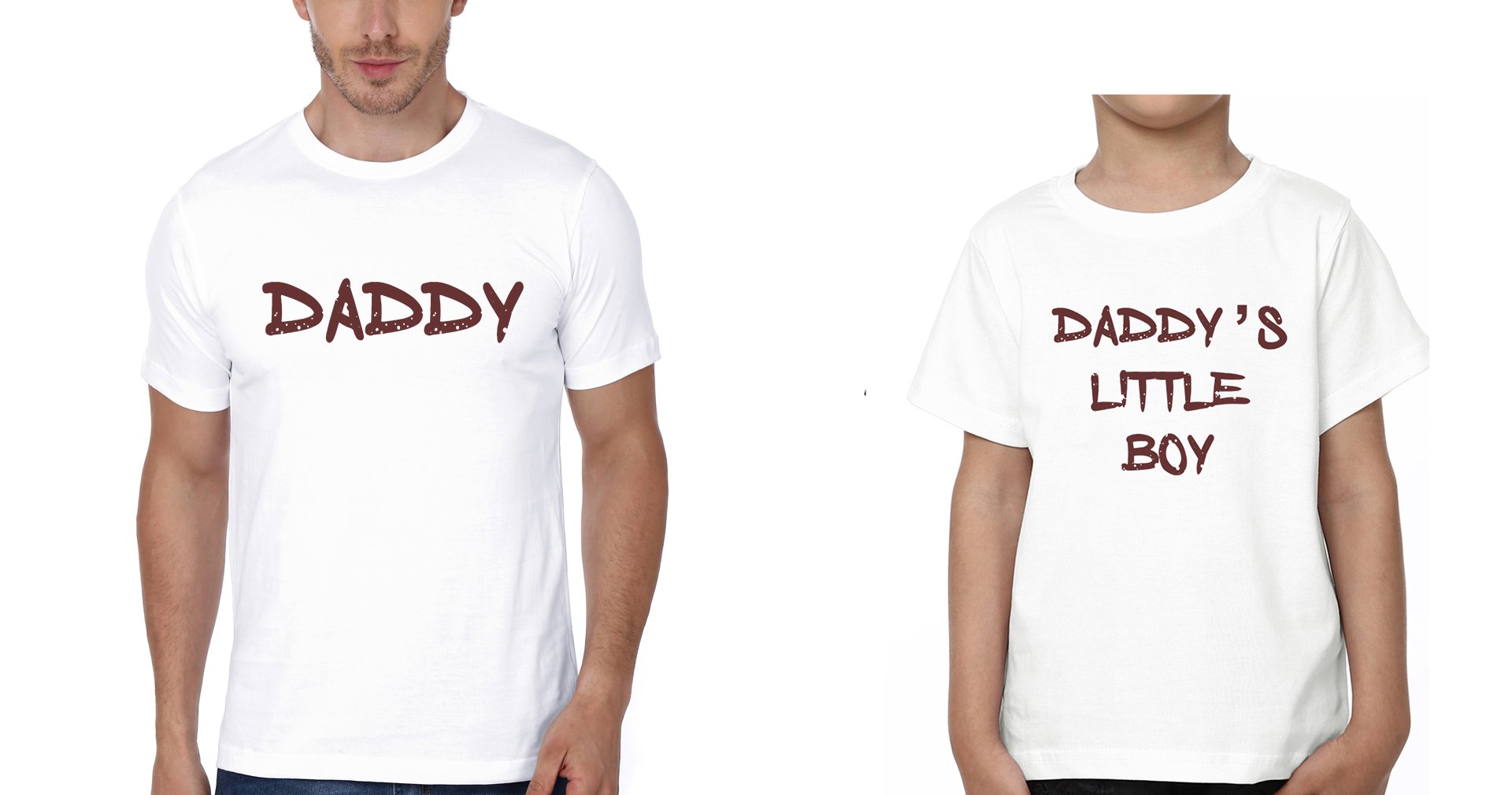 Daddy &Daddy's Little Boy Father and Son Matching T-Shirt- FunkyTeesClub